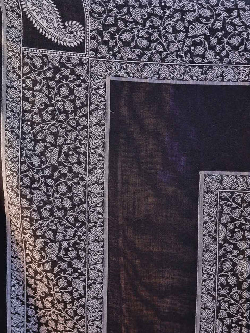 Women's Jamawar Wool Shawl